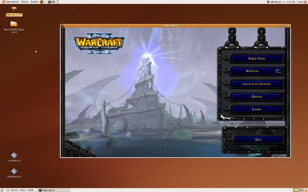 Install Warcraft 3 on Ubuntu Linux – A Visual Guide