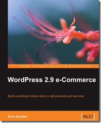 Book cover - WordPress 2.9 e-Commerce