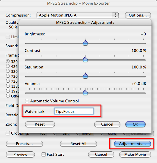 MPEG Streamclip - Exporter